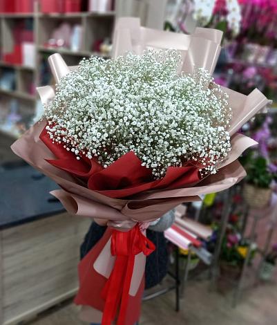 Букет цветов из: Гипсофила в Сенгилее