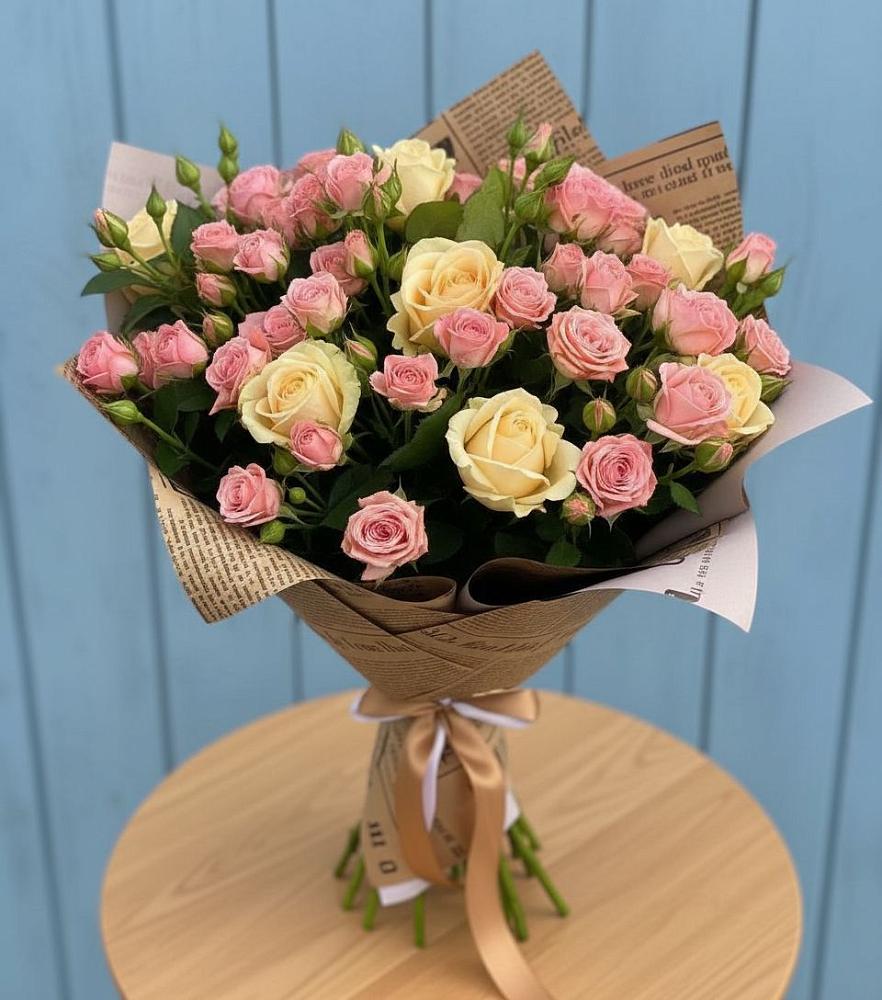 Букет варенье из роз в Сенгилее Букет цветов из: Розы в Сенгилее